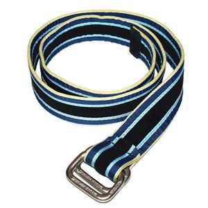 Banana Republic - Blue & Black Striped Dress Belt - 43 inch